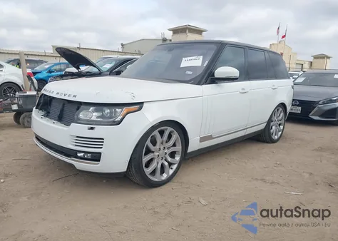 2016 Land Rover Range Rover 3.0L V6 Supercharged Hse z USA, uszkodzony, nr VIN SALGS2VF4GA283694